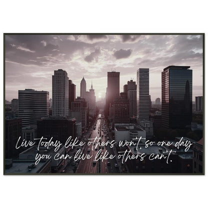 "Live Today" Wall Art | YourBoldEssence