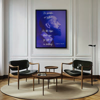 Prolific Nipsey Hussle poster in luxury home office — motivational wall art for entrepreneurs