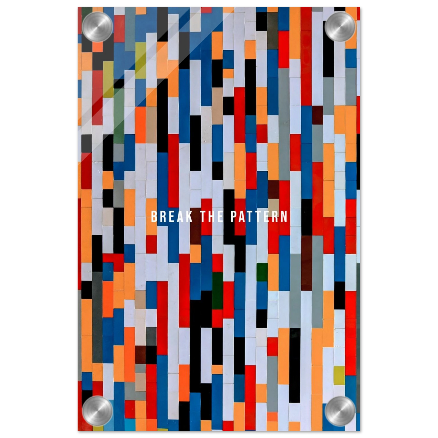 Break the Pattern - Your Bold Essence | Motivational and Inspirational Canvas Wall Art Poster