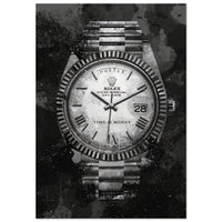 Time is Money - Your Bold Essence | Motivational and Inspirational Canvas Wall Art Poster