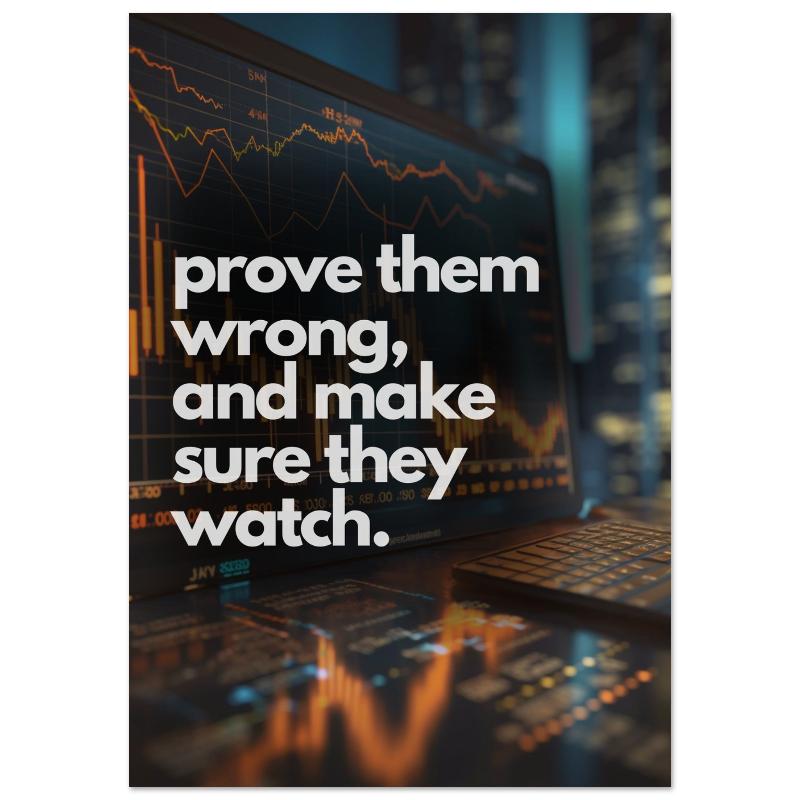 "Prove Them Wrong" Wall Art | YourBoldEssence