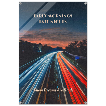 Where Dreams Are Made - Your Bold Essence | Motivational and Inspirational Canvas Wall Art Poster
