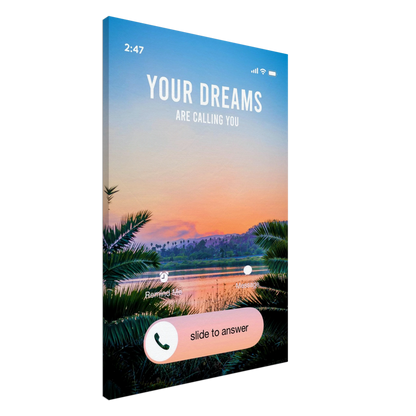 Answer the Call - Your Bold Essence | Motivational and Inspirational Canvas Wall Art Poster