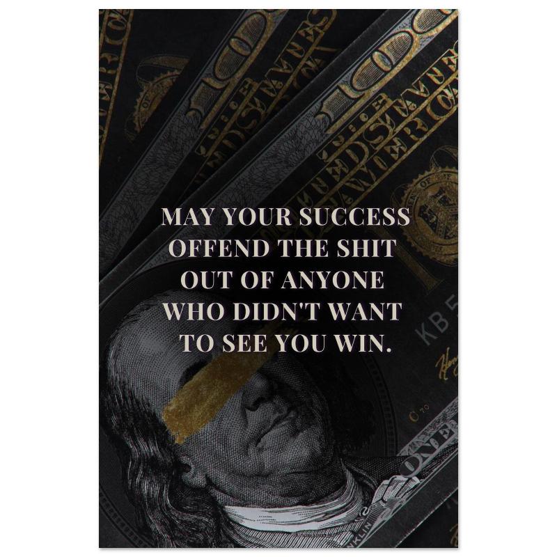 Offend Them with Success (Explicit) Wall Art | YourBoldEssence