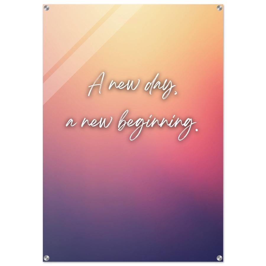 "A New Day" Wall Art | YourBoldEssence