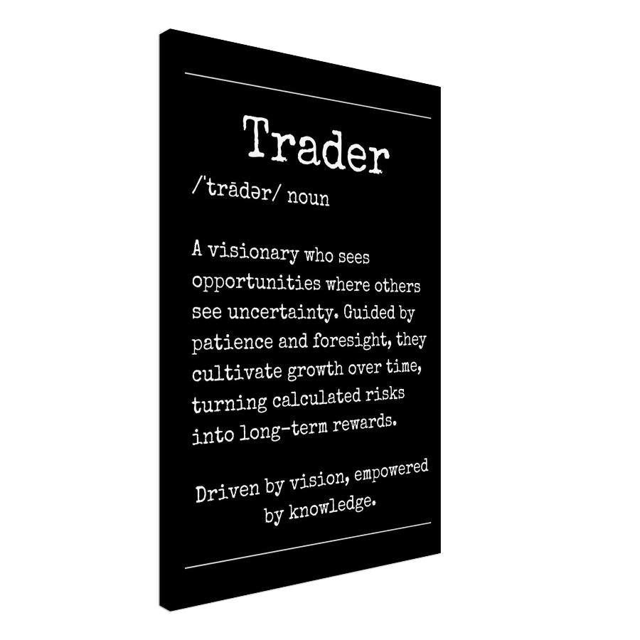 "Trader" Wall Art | YourBoldEssence