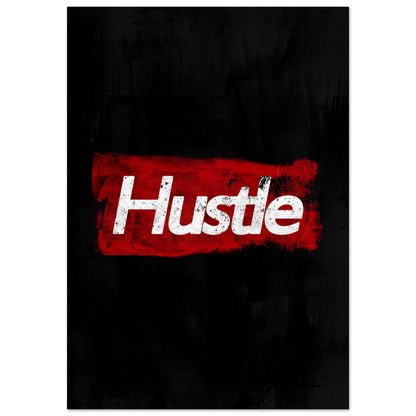 Hustle Motivation Wall Art Canvas Poster Your Bold Essence