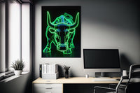 Wall Street Bull - Your Bold Essence | Motivational and Inspirational Canvas Wall Art Poster