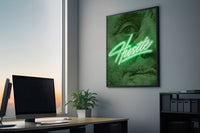 Franklin Hustle - Your Bold Essence | Motivational and Inspirational Canvas Wall Art Poster