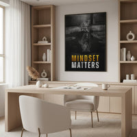 Mindset Matters – Motivational Print for Home Office & Workspace
