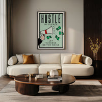 Hustle in Silence - Your Bold Essence | Motivational and Inspirational Canvas Wall Art Poster