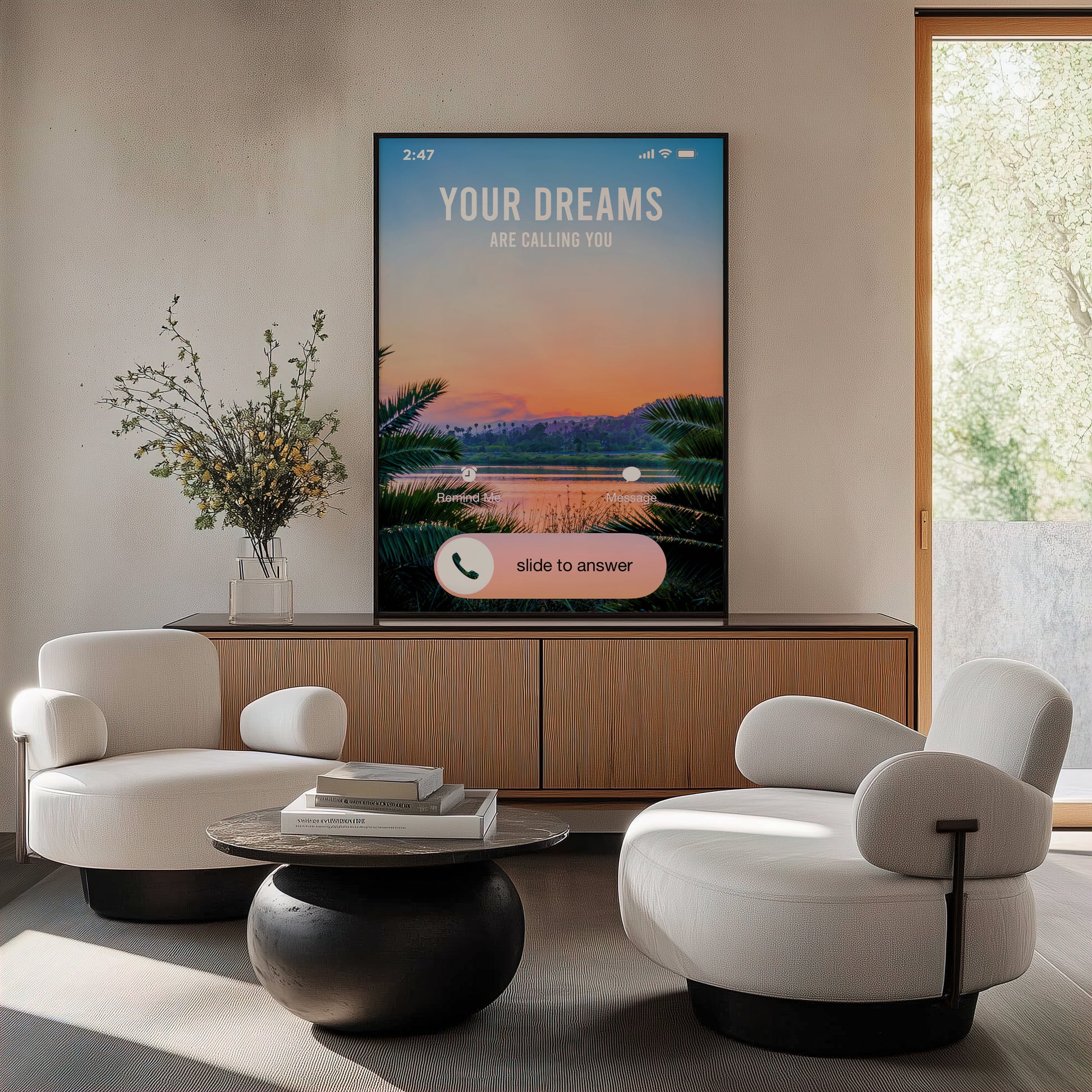 Answer the Call - Your Bold Essence | Motivational and Inspirational Canvas Wall Art Poster
