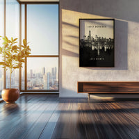 Early Mornings, Late Nights - Your Bold Essence | Motivational and Inspirational Canvas Wall Art Poster