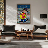 Crypto Capitalism - Your Bold Essence | Motivational and Inspirational Canvas Wall Art Poster