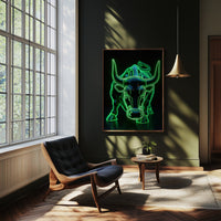 Wall Street Bull - Your Bold Essence | Motivational and Inspirational Canvas Wall Art Poster