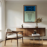 Price of Success - Your Bold Essence | Motivational and Inspirational Canvas Wall Art Poster